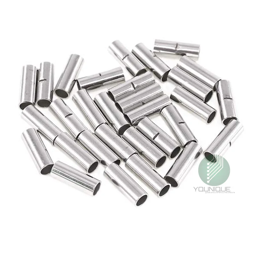 10 шт., неизолированные стыковые соединители для проводов #6 AWG BN14