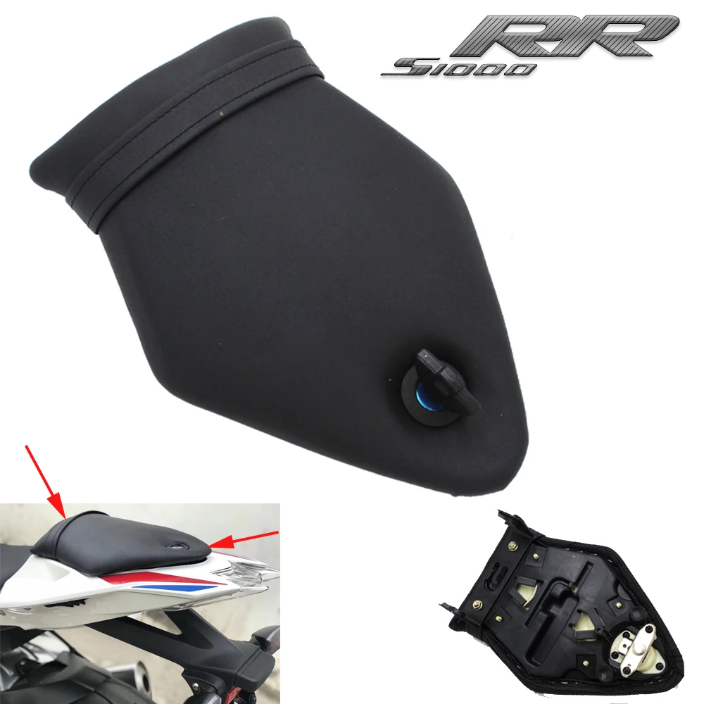 Suitable For BMW Motorcycle S1000RR Motorcycle Passenger Seat S1000cr HP4 + Bracket + Key 2013-2019