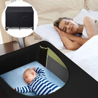 infant bed cover protective barrier baby bed cover breathable blackout crib sunshade washable summer baby care indoor crib cover