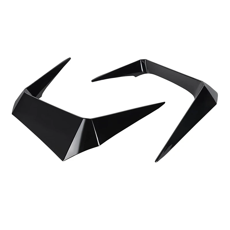 

Front Fog Light Cover Fog Lamp Trim Eyebrow Spoiler Decor Frame for 2019 2020 2021 Toyota Rav4 Accessories,Black