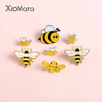 bee enamel pins collection bee kind inspirational badge save the bee motivational honey bee pin quote lapel pin animal brooch