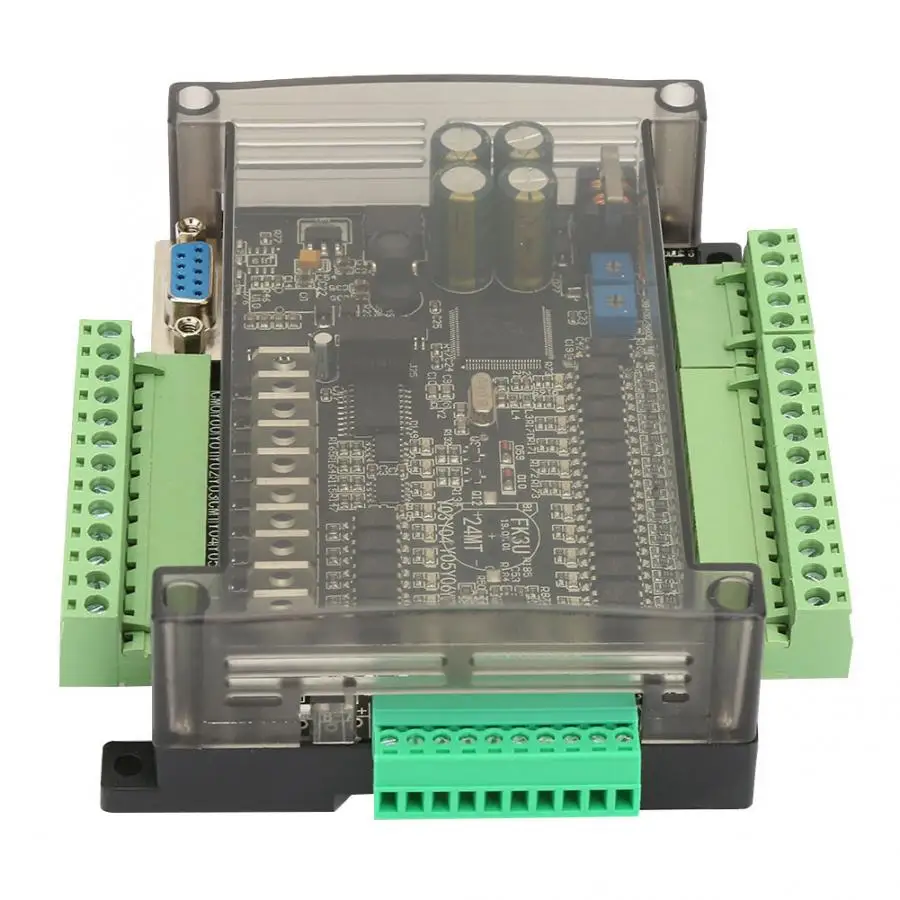 Плата PLC 24V 24MT контроллер 6 аналоговый вход 32 бит MCU 14 10 транзисторная Выходная