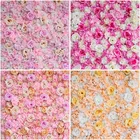 Роза, искусственные цветы, настенное украшение, пион, свадебный цветок, настенная панель сделай сам, розовый фон для свадьбы, Baby Shower вечерние вечеринки, домашний декор