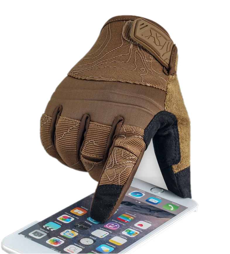 Тактические полный палец жесткий перчатки с защитой суставов Мотоцикл Велоспорт