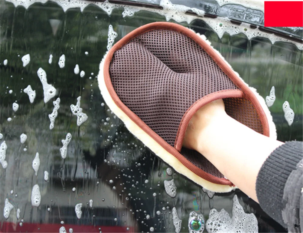 Перчатки для очистки салона автомобиля уход за мотоциклом восковая тряпка