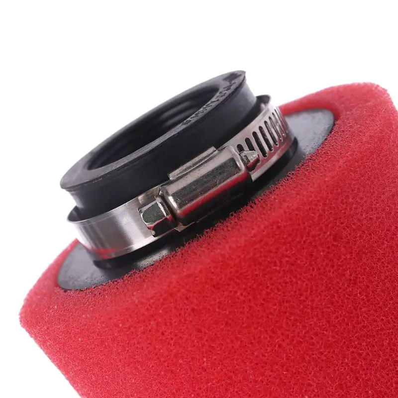 

1 Pc Motorcycle Double Sponge Air Filter Cleaner Straight Neck 35/38/40/42/45/48mm