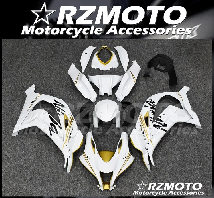 

New ABS Motorcycle whole Fairings kit Fit for Kawasaki Ninja ZX-10R 2016 2017 2018 2019 10R 16 17 18 19 Bodywork set white cool