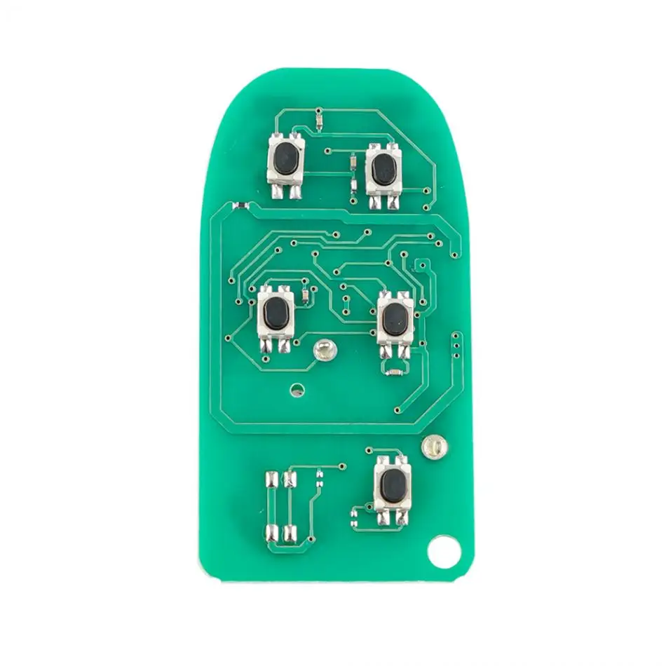 Замена автомобильного ключа 433 МГц 4 кнопки дистанционного смарт-брелок с чипом