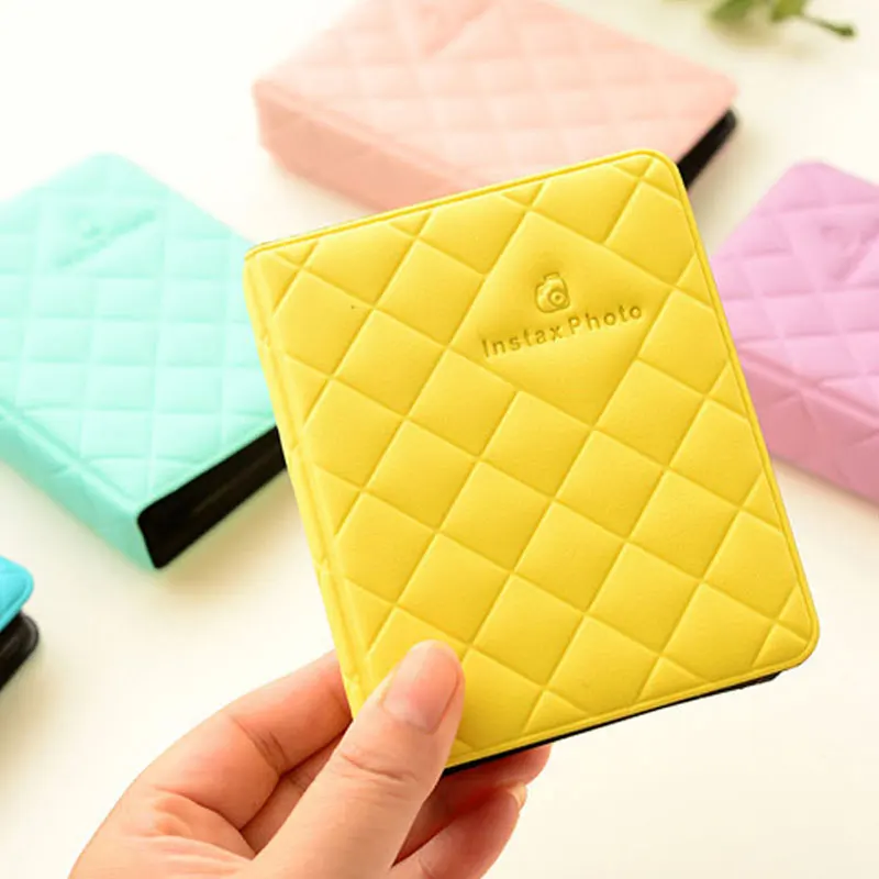 64 шт. 3 дюймов Polaroid Альбом Interleaf фотоальбом мини фотоаппарата для получения