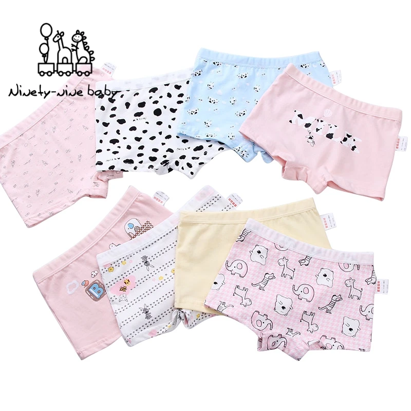 4 шт./лот Детское нижнее белье для девочек Детские трусики Детская одежда Трусики