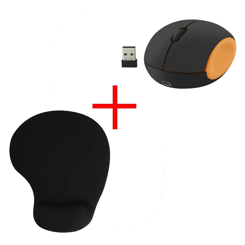 

2.4G Wireless Mouse Mini Rechargeable Silent Ergonomic Gaming Mause 1600 DPI Optical Computer Mice With Mouse Pad For PC Laptop