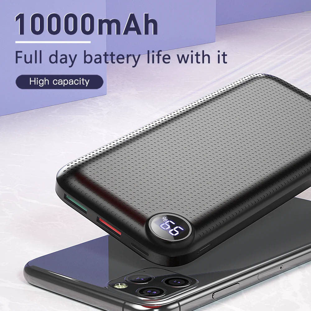 Внешний аккумулятор PD QC3.0 18 Вт 10000 мАч|Внешние аккумуляторы| |