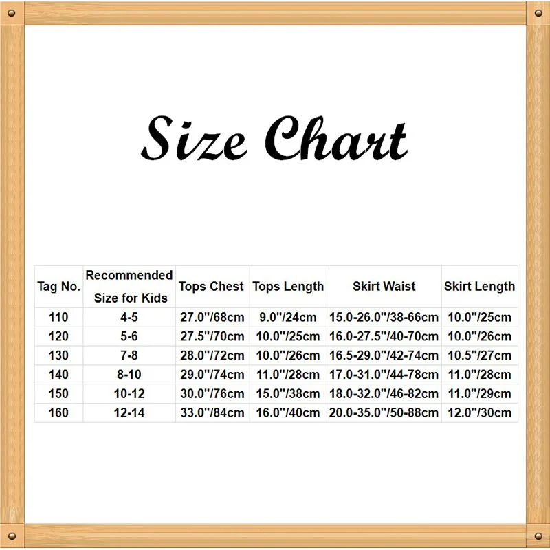 Детский костюм для девочек подростков TiaoBug укороченный топ с юбкой школьная