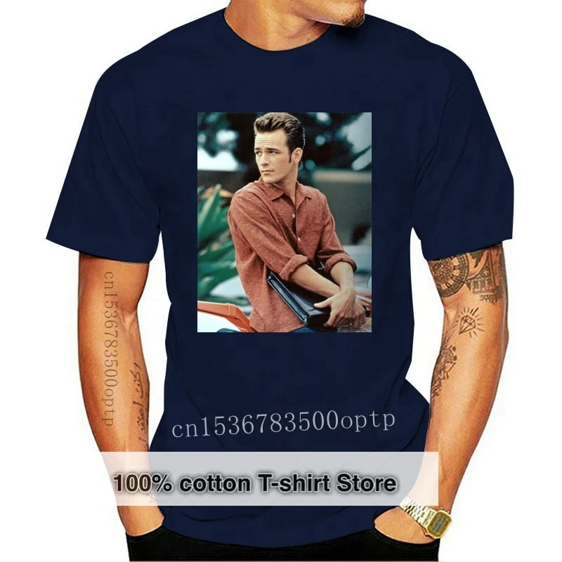 

2019, модная летняя крутая футболка с принтом Дилана Маккай, Люка Перри, Беверли Хиллз 90210, хлопковая футболка с коротким рукавом для отдыха