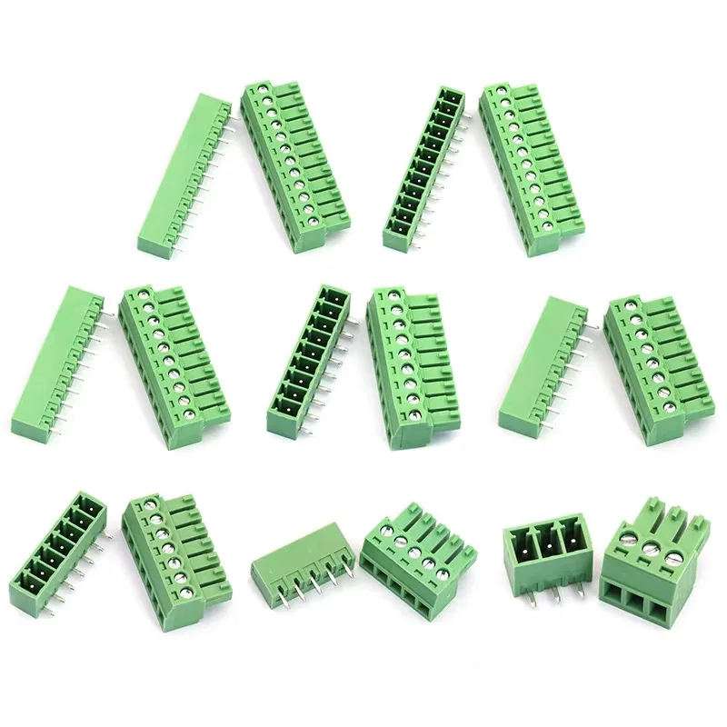 1pair 15EDG 3.81mm KF2EDG PCB Screw Terminal Block Connector Plug-Pin Right Angle Header Socket 2/3/4/5/6/7/8/9/10/12pin | Обустройство