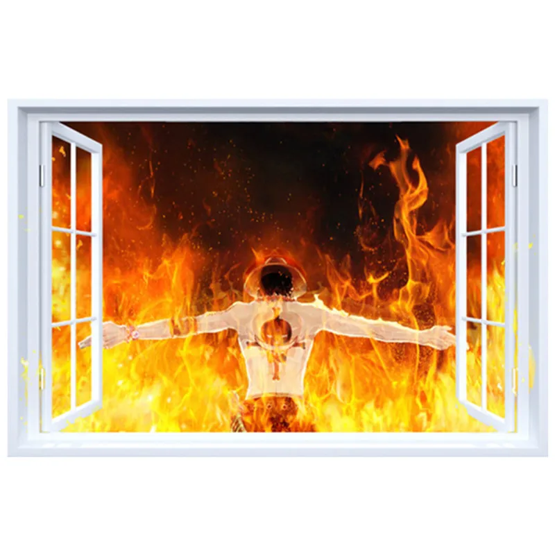 Пиратские аниме изображения 3d Поддельные художественные настенные виниловые