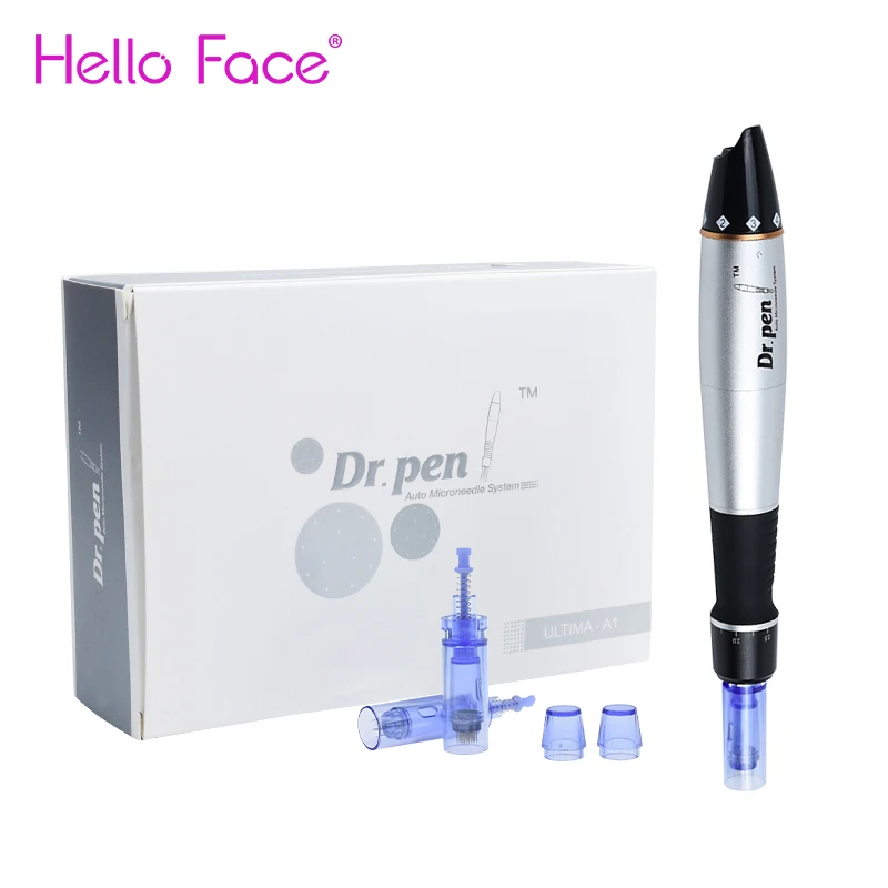 Dr. pen Ultima A1 Electric Derma Pen Auto dermopen Skin Micro Needling Pen Mesotherapy Care Kit Tools with 12 Pin
