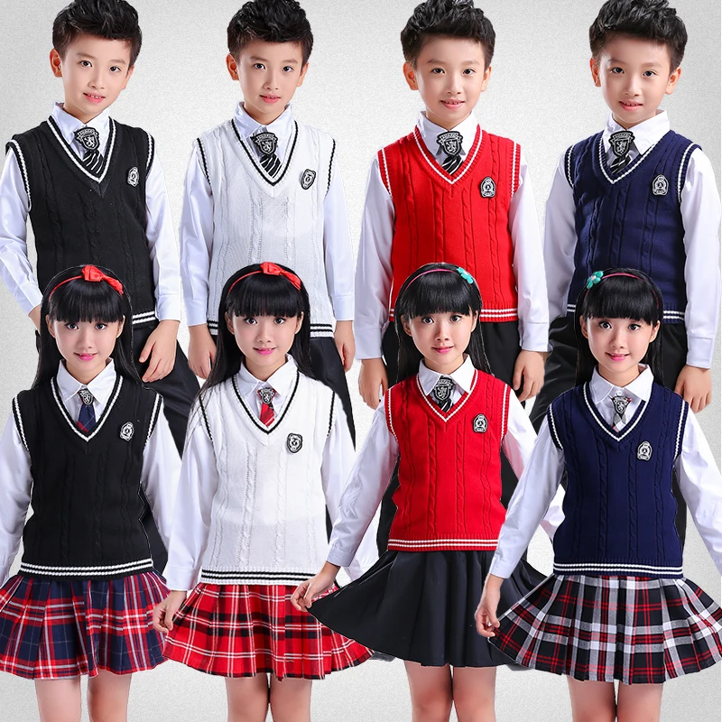 Новая Детская служба хора униформа для студентов английский осенне-зимний