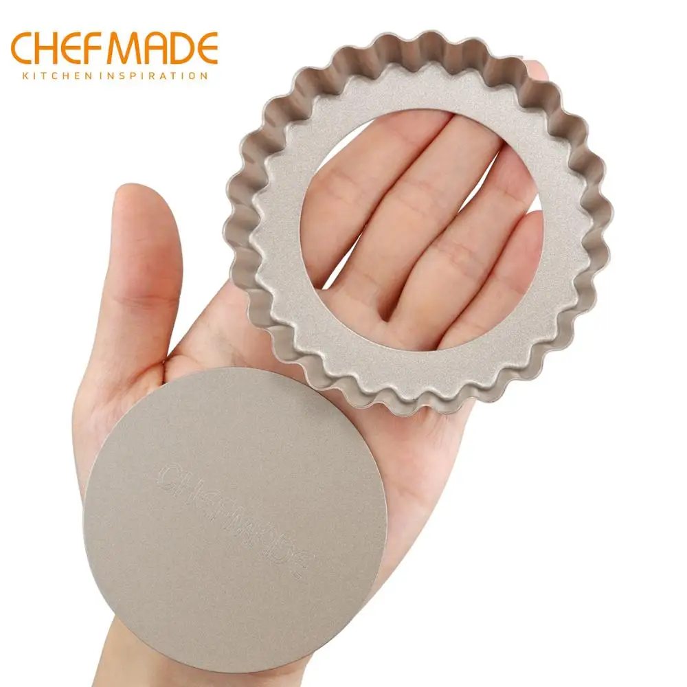 Набор сковородок CHEFMADE Mini Tart 4 дюймовая со съемным свободным дном антипригарная