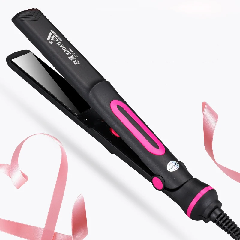 

2 In 1 Portable Hair Straightener Ceramic Tourmaline Ionic Flat Iron Hair Curler Travel Salon Home Professional Styling Tool