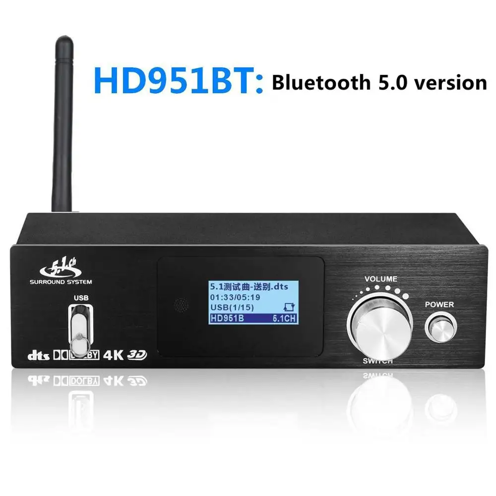 Bluetooth 5 0 DTS/AC3 1 формат музыки без потери качества воспроизведения цифрового аудио