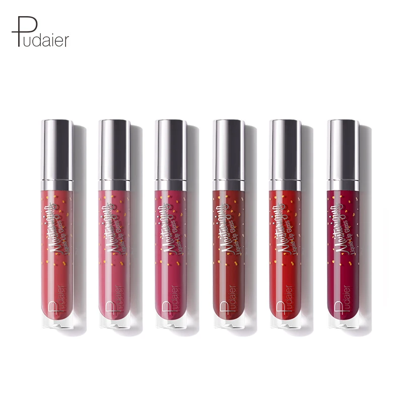 

6pcs lip gloss Matte Liquid Lipstick Glitter Lip Gloss Long Lasting Waterproof Cosmetic Beauty Keep 24 Hours Makeup lipgloss