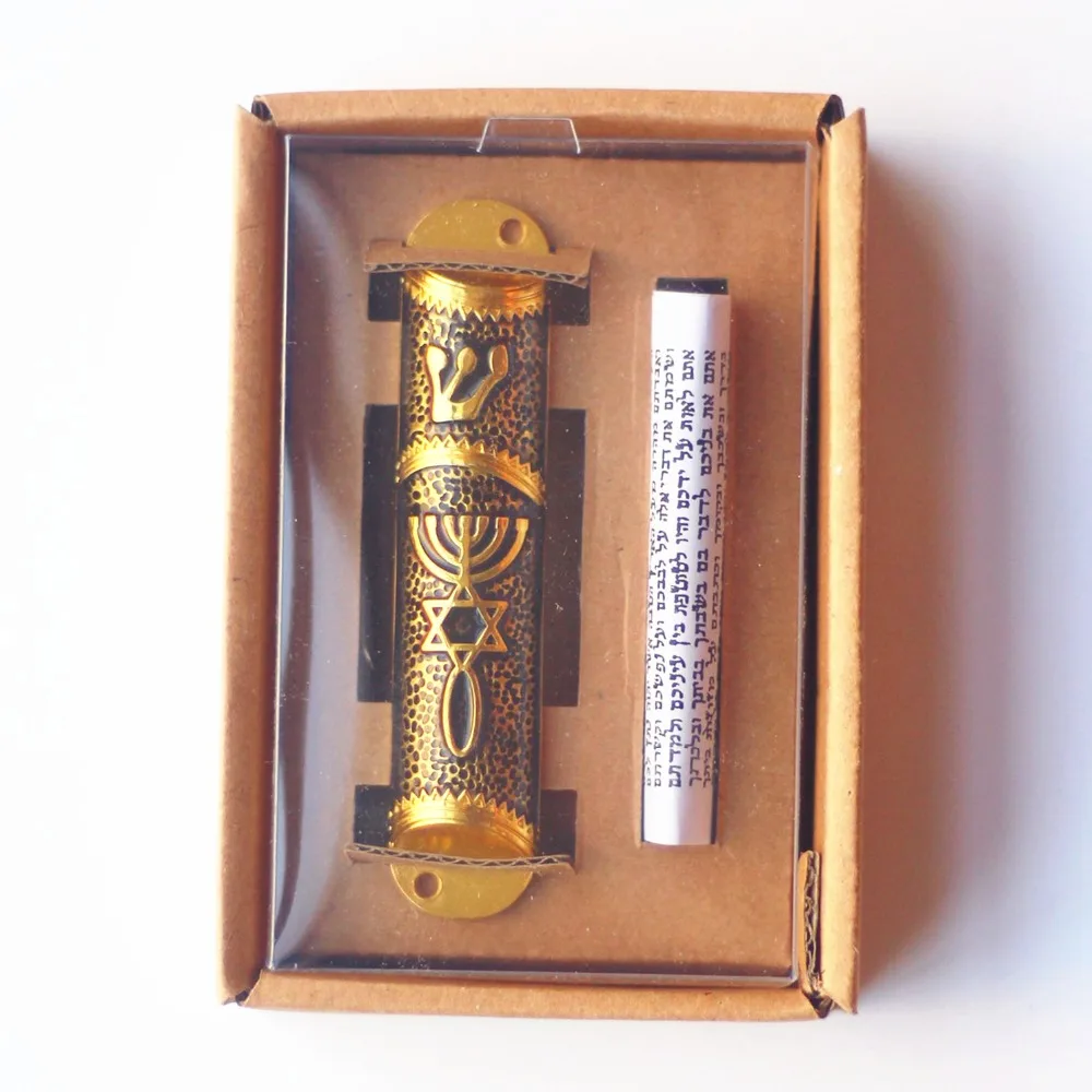 

Mezuzah Case Home decor Mezuza With Torah parchment scroll Mezuzah