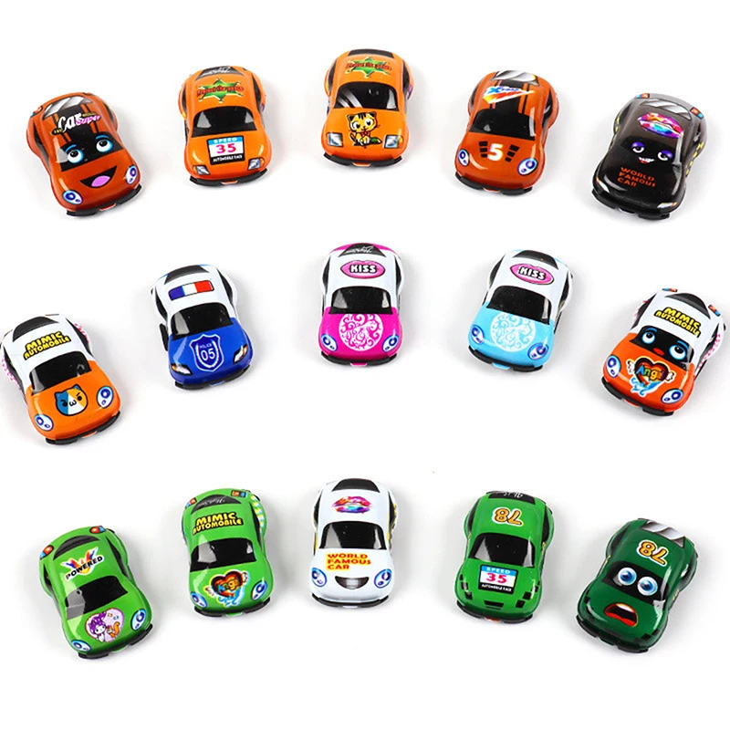 

5Pcs/Set Cartoon Simulation Mini Sliding Alloy Car Model Car Vehicle Sliding Alloy Sports Car Model 5 Different Style