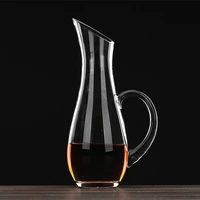 1000ml with handle bell wine separator lead free crystal glass wine decanter creative whiskey vodka flask bar tools