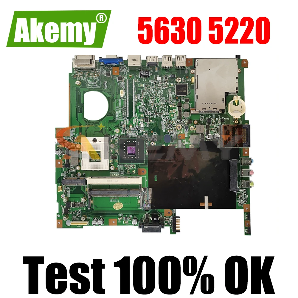 

Материнская плата AKEMY MB.TRM01.001 MBTRM01001 48, 4z401.01m для ноутбука acer Extensa 5630 5220 DDR2 без графического слота
