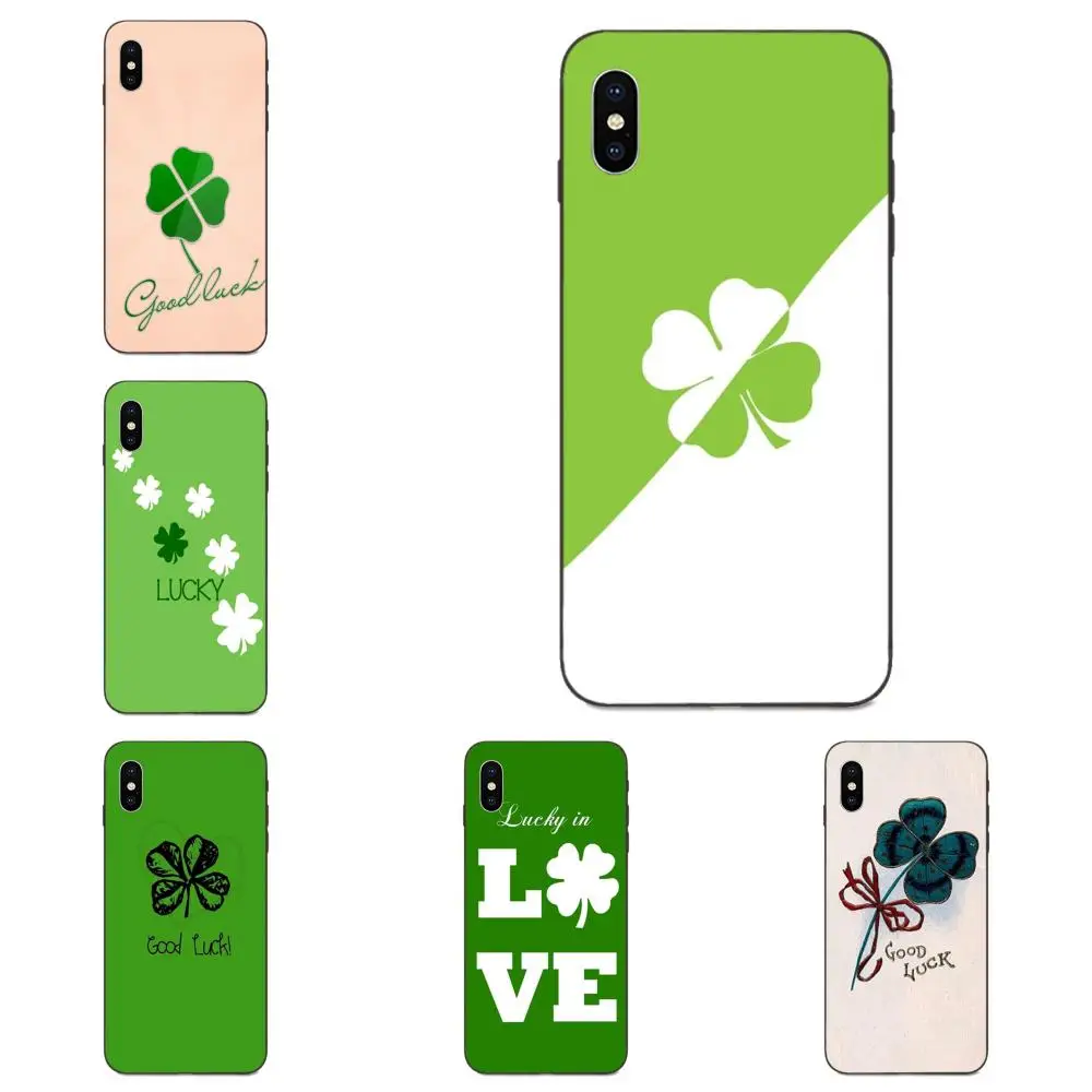 Для huawei mate 9 10 20 P8 P9 P10 P20 P30 Lite Mini Play Pro P smart Plus Z 2017 2019 популярный чехол Lucky Four Leaf Clover |