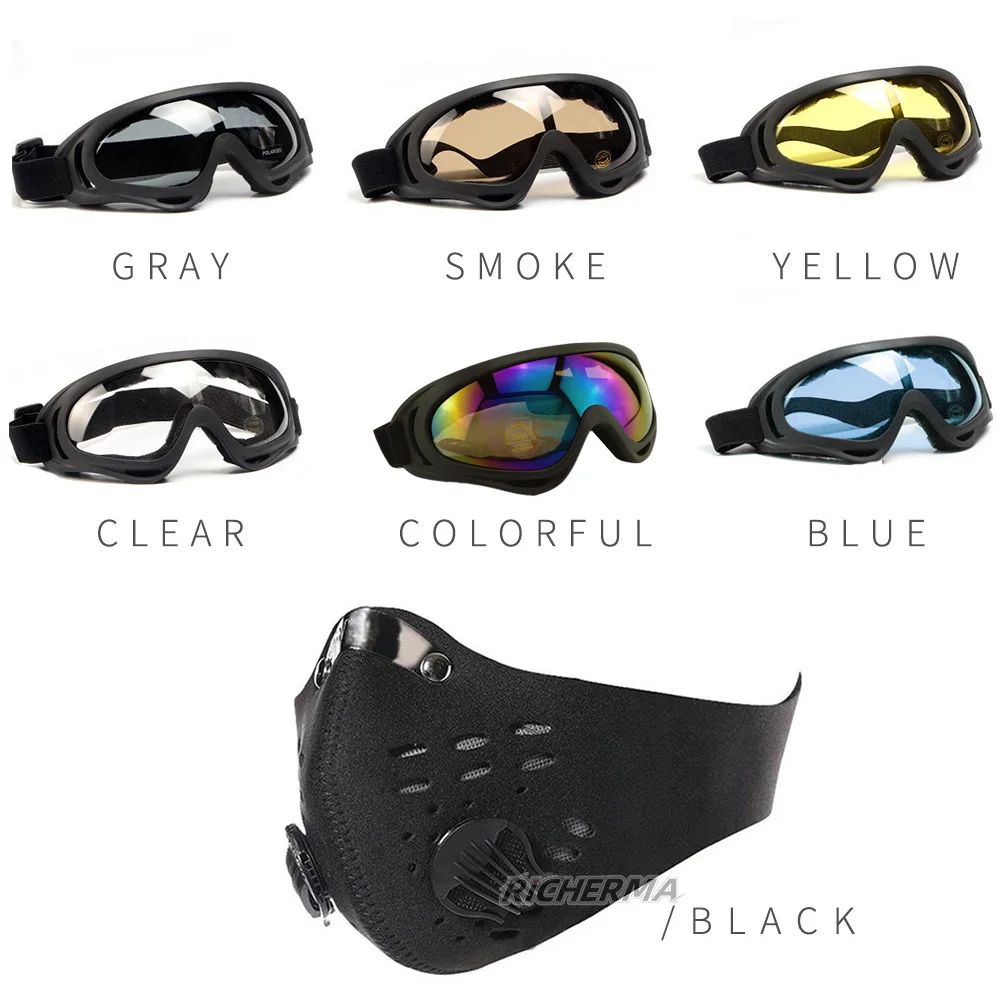 Ветрозащитная Лыжная маска мотоциклетная Спортивная на все лицо велосипедная