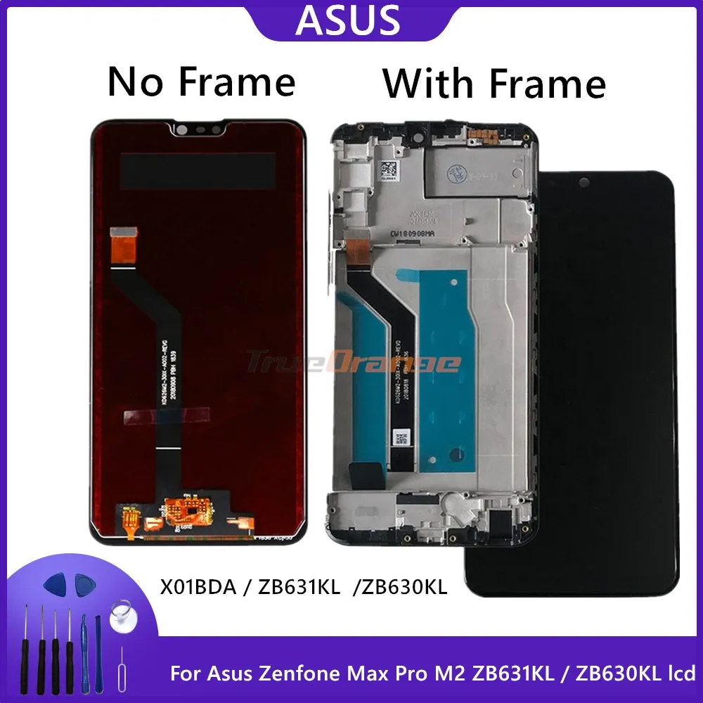 6 26 '𧪪 Оригинальный ЖК-дисплей для Asus Zenfone Max Pro M2 ZB631KL / ZB630KL сенсорный экран