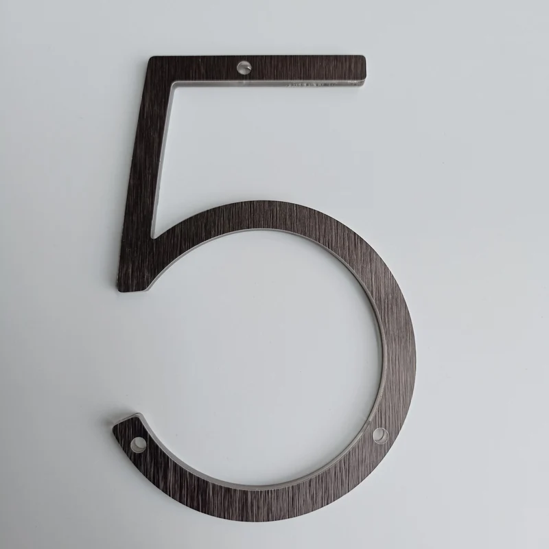 6 дюймов акриловый прозрачный кристалл современная поверхность Алюминий матовый