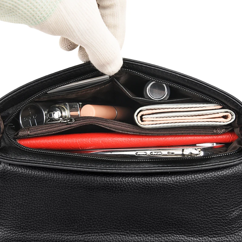 

High quality leather shoulder bag luxury lady bag designer classic crocodile pattern messenger bag 2021 new small bag sac