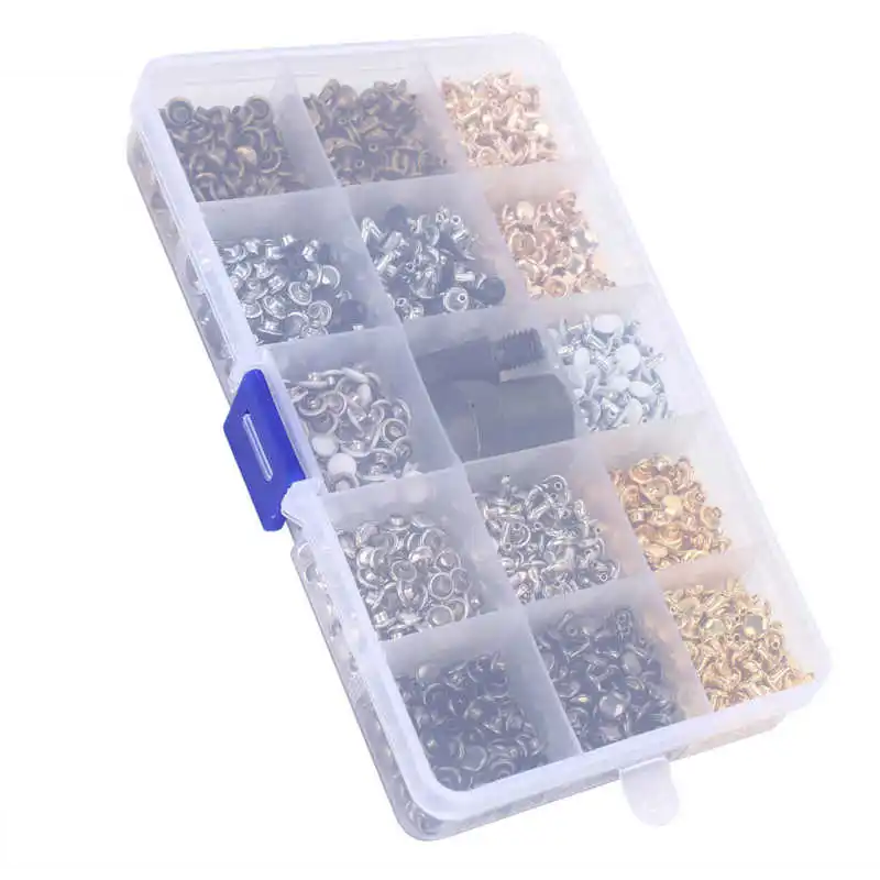

Double Side Round Rivets Studs Hardware DIY Leather Craft Bag Wallets Shoes
