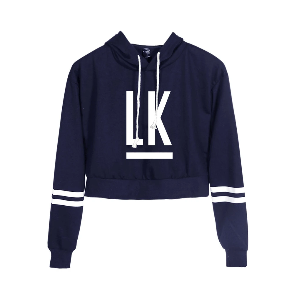 

WAWNI Liza Koshy High Waist Sweatshirts Fashion High Waist Sweatshirts Hip Hop Style Harajuku Sexy Hoodies 2021 Tops Casual New