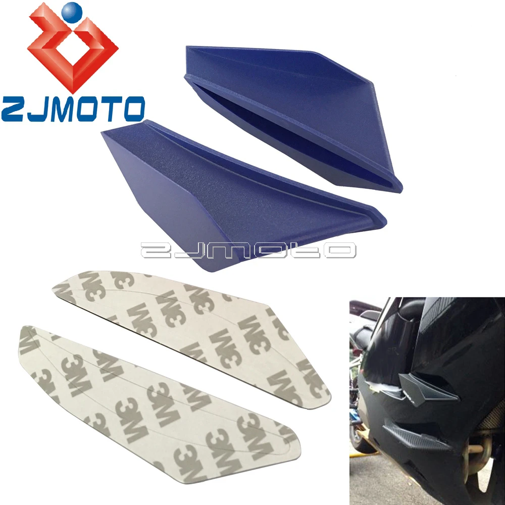 Мотоциклетный аэродинамический Комплект крыльев спойлер крыло для Yamaha Suzuki Kawasaki