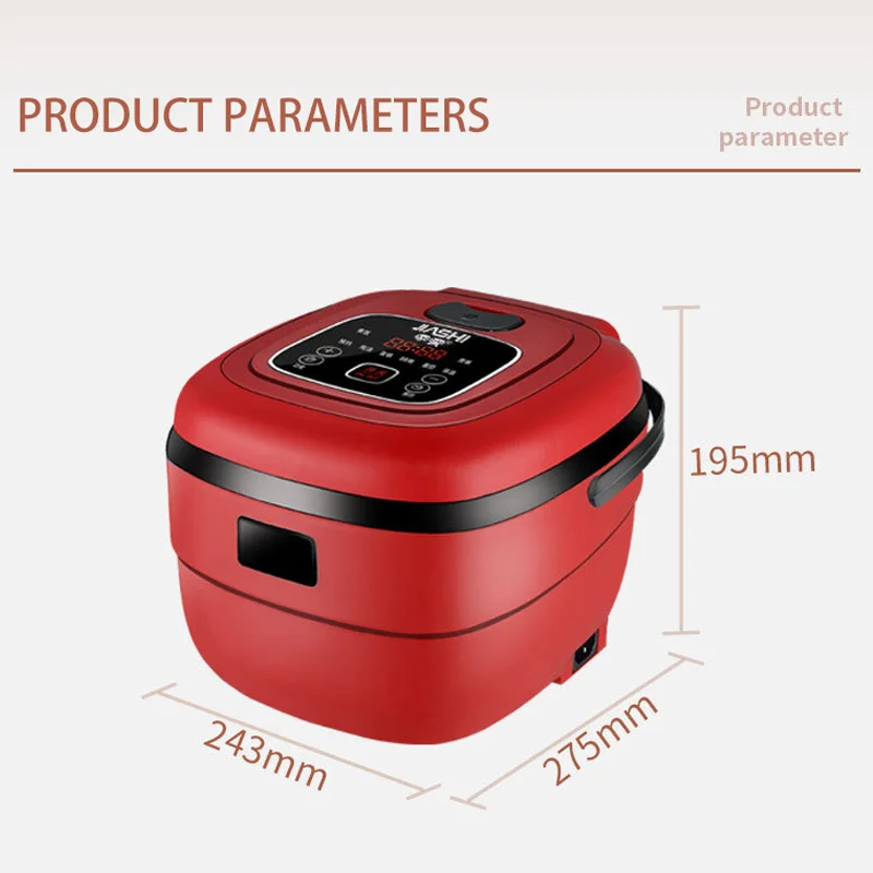 

2.5L Multicooker Rice Cooker Home Functions Soup Stew Porridge Electric Rice Cooker Yogurt Cake Chinese Cooking Pot Food Steamer