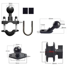 A02 Aluminum Motorcycle Handlebar Side Mirror Bike Bicycle Phone Holder Mount