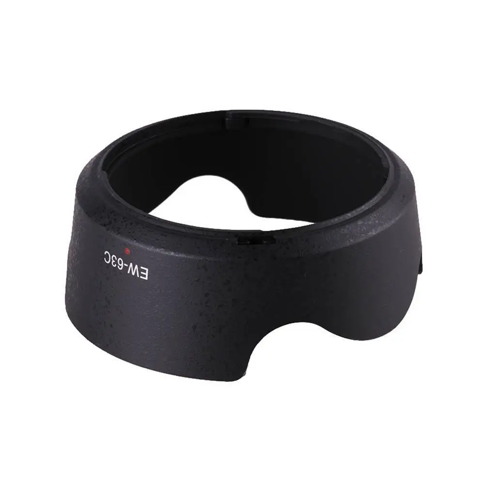 

1PC Black ABS Lens Hood EW-63C EW63C for Canon EF-S EW-63C Camera Lens Hood Lens Protetor Ew 63c