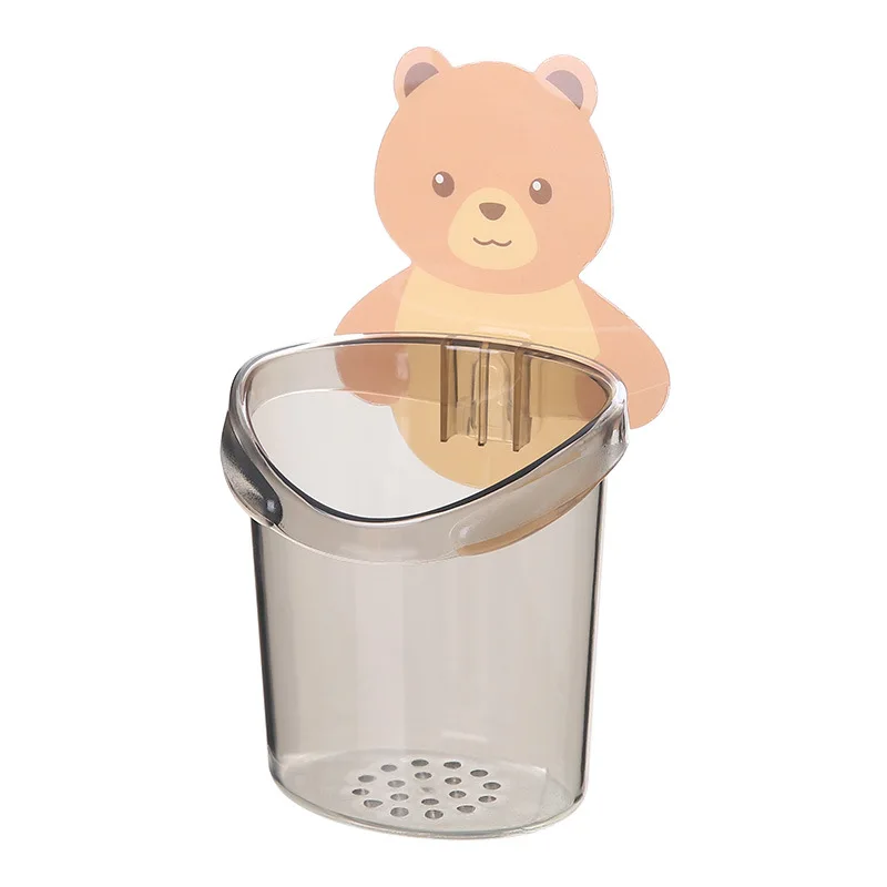 Чашка для ванной многофункциональная устройство хранения без перфорации зубной