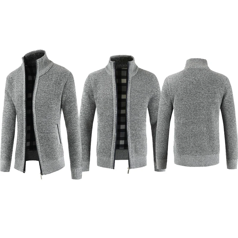 Hemiks, мужская повседневная куртка, зимняя, с капюшоном, Weatshirts, кардиган на молнии, с длинным рукавом, мужские вязаные пальто, куртка на молнии, кардиганы