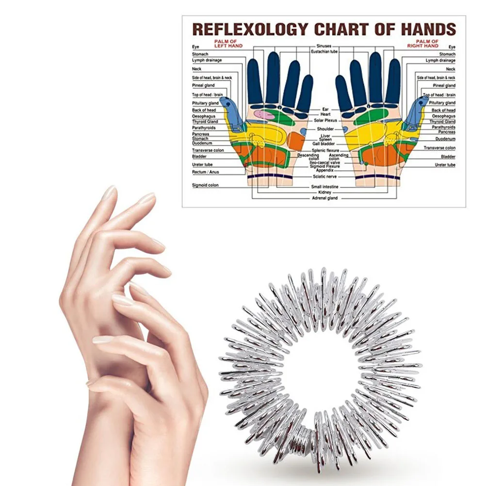 12pcs/lot Spiky Sensory Finger Acupressure Ring Fidget Toy For Kids Adults Silent Stress Relief Massager Toy for ADHD Autism