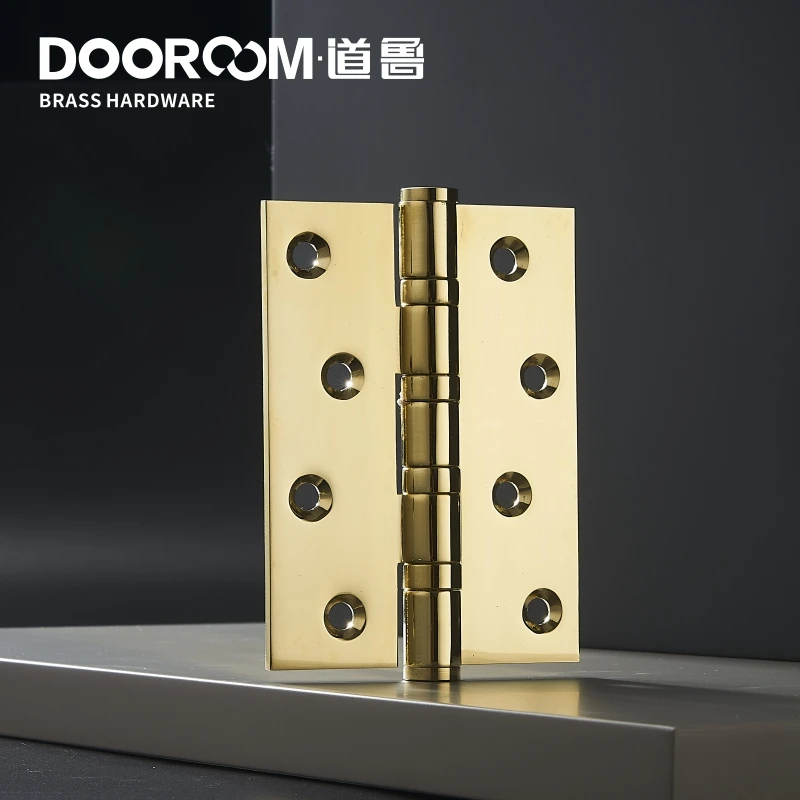 Одна часть-Dooroom латунные толстые подшипниковые петли " x 3" x 3 мм, " x 3" x 3 мм двери из цельного дерева Американский черный золотой немой петли с винтами
