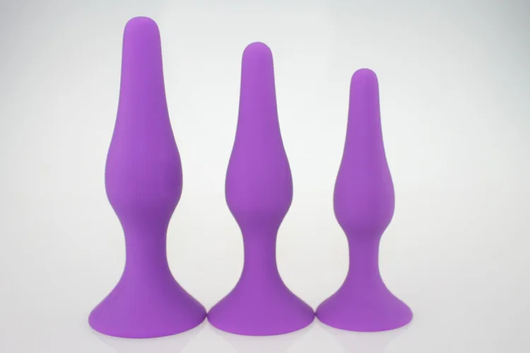 RomeoNight 4 Sizes Silicone Velet Touch Butt Plug Insert Anal Sex Toys Stopper W/ Strong Sucker Adult Products | Красота и здоровье
