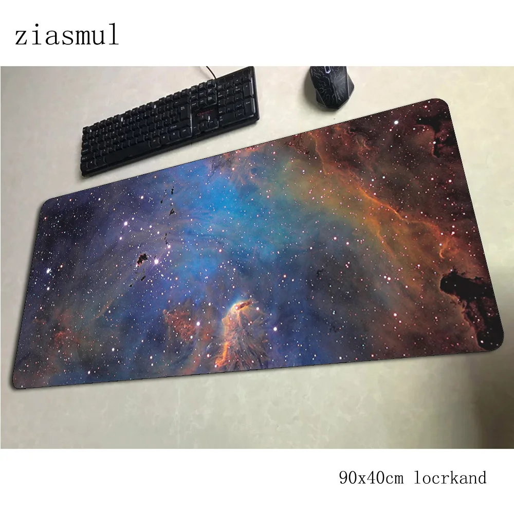 

universe mouse pad 90x40cm mousepads cute best gaming mousepad gamer wrist rest large personalized mouse pads keyboard pc pad