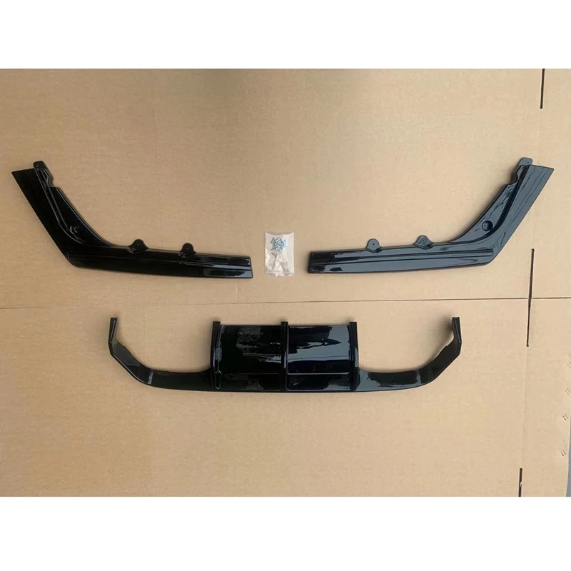 M3 M4 Carbon Fiber Rear Bumper Diffuser Spoiler with Splitter for BMW F80 F82 Coupe F83 Convertible 2012 - 2017 3PCS | Автомобили и