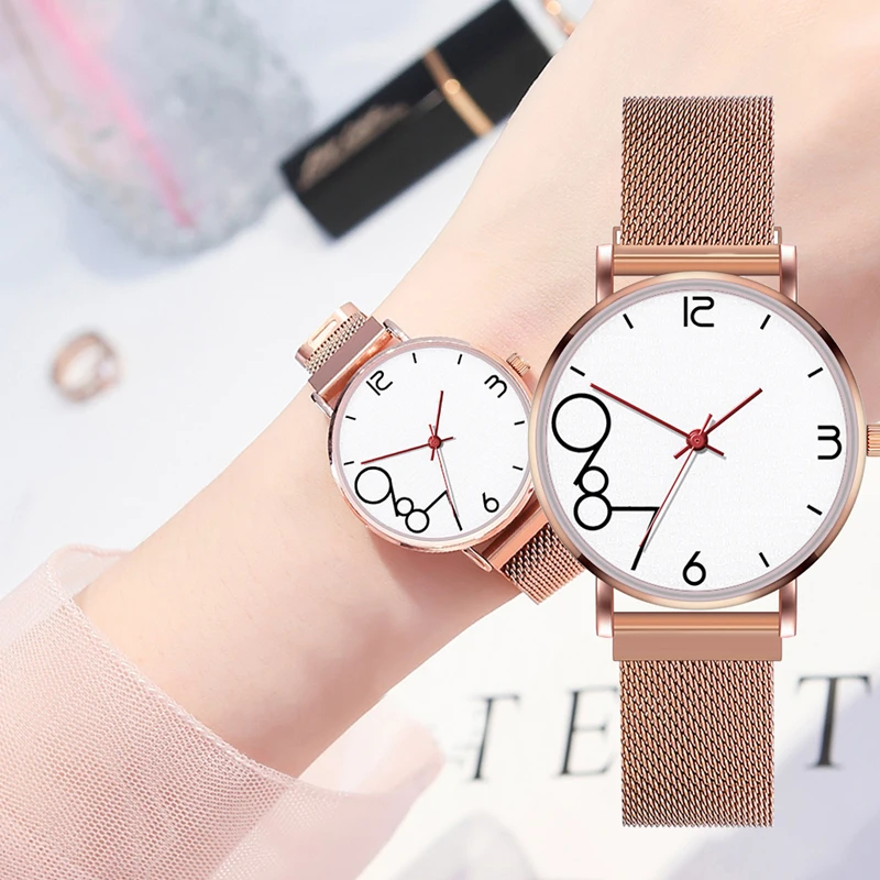 Женские кварцевые часы Очаровательные Красивые ультратонкие наручные с