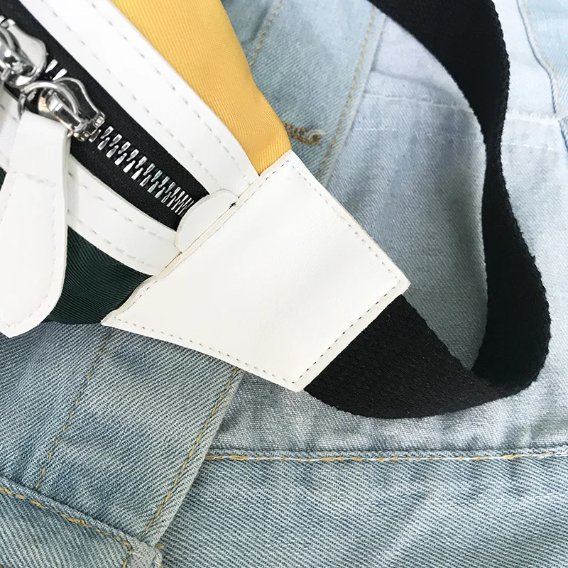 

Waist Bag Women 2020 New Canvas Leisure Panelled Fanny Pack For Girls Letter Bum Bag Packs fashion Chest Crossbody bag Belt